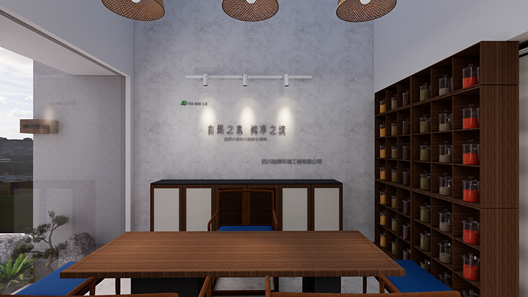 四川裕霖涂料展廳